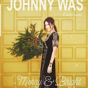 johnny was joanna velvet wrap dress